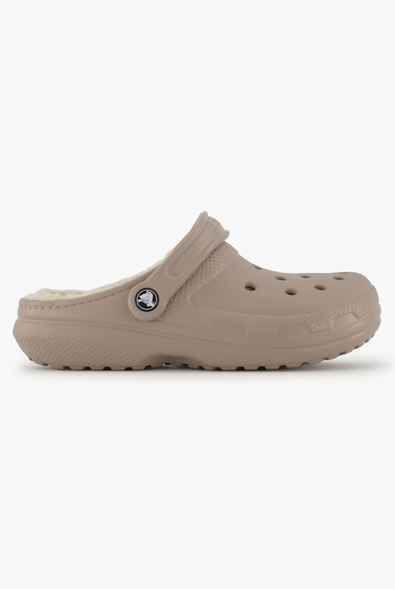 Crocs Classic Lined Clog slipper femmes Beige 34606 1