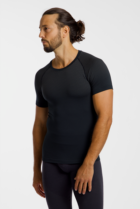 Odlo Performance Light ECO Herren Thermoshirt Schwarz 35350 1
