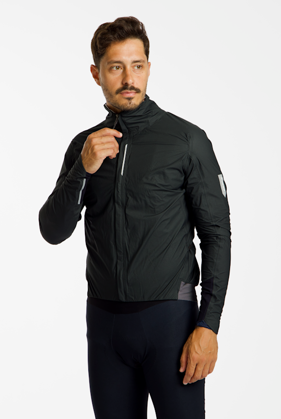 Q36.5 Rain Shell Herren Rennradjacke Schwarz 45469 1