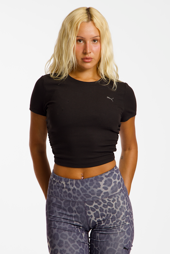 PUMA Cloudspun Ripped t-shirt donna Nero 47241 1