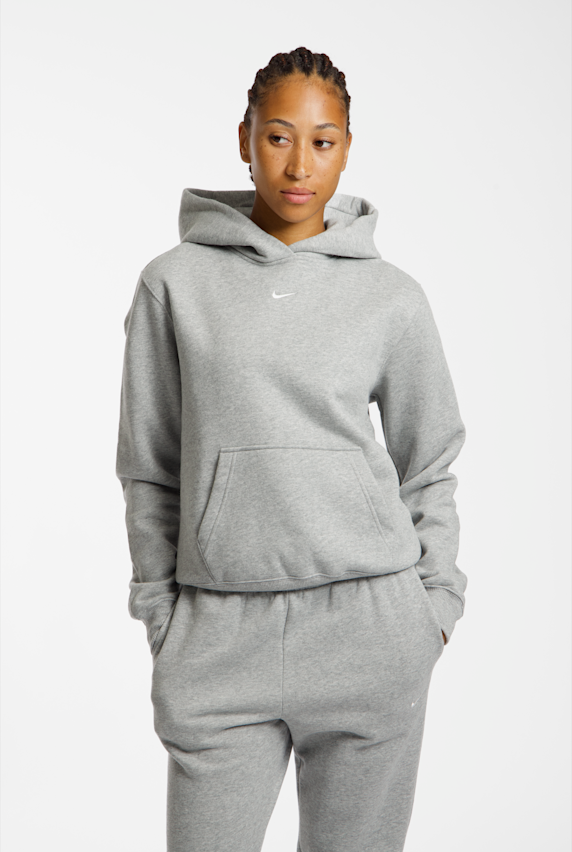 Nike Studio Fleece Medium Weight hoodie femmes Gris Clair 50856 1