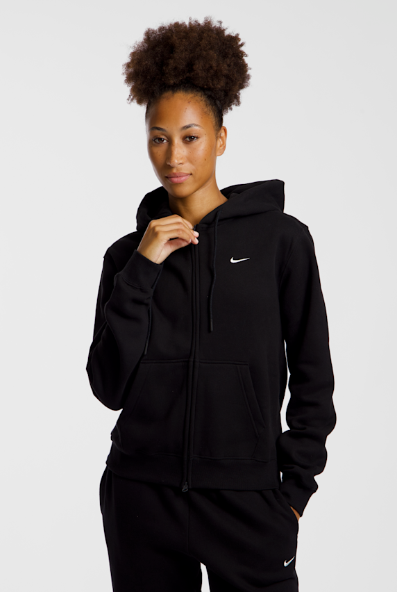 Nike Studio Fleece Full-Zip Damen Hoodie Schwarz 50858 1