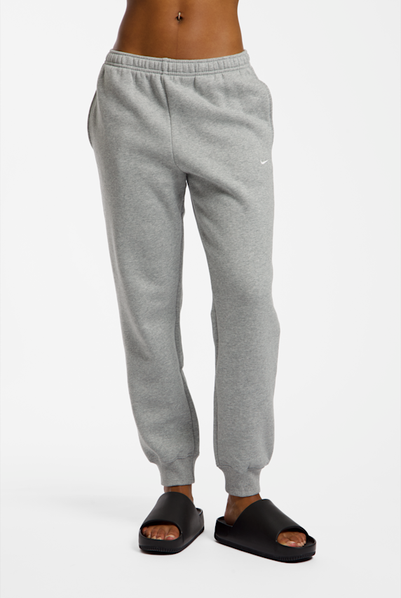Nike Studio Fleece Mid Waist pantaloni della tuta donna Grigio 50869 1