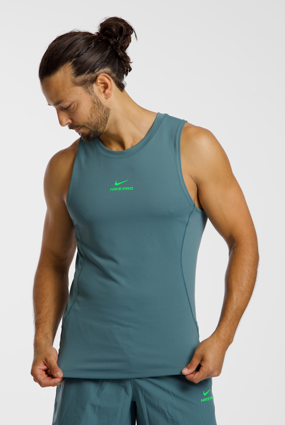 Nike Pro Training tanktop uomo Verde 50892 1