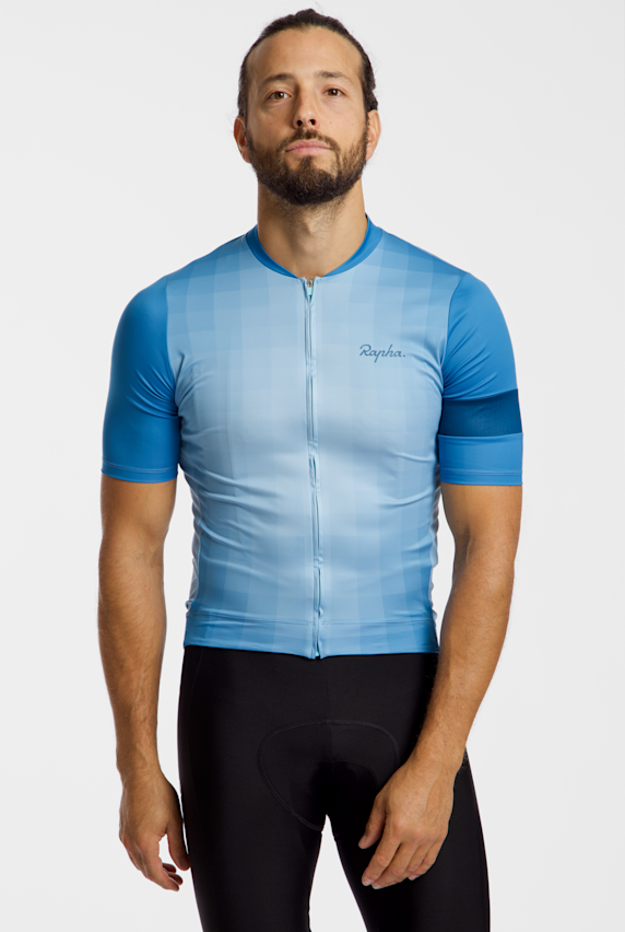 Rapha Core maillot de bike hommes Bleu 51453 1