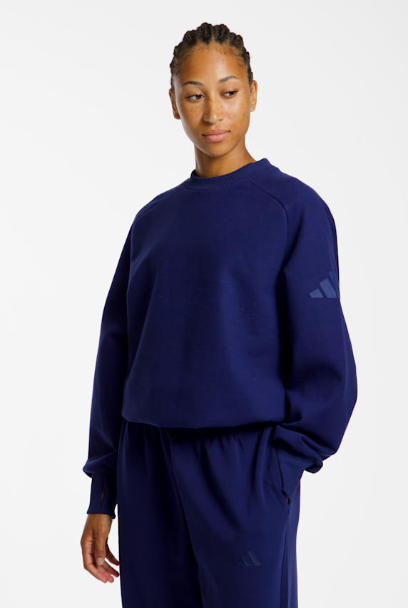 adidas Soft Lux Winter Damen Pullover Blau 52349 1
