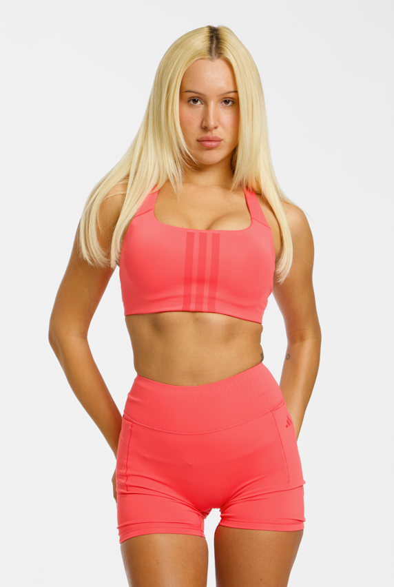 adidas Optime Workout Medium reggiseno sportivo donna Pink 52388 1