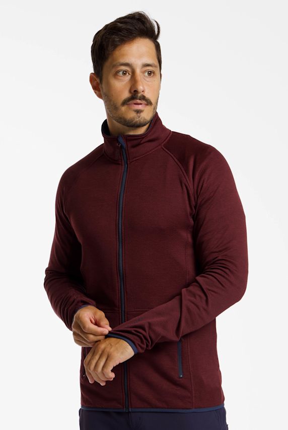 46 NORD Herren Midlayer Bordeaux 52544 1