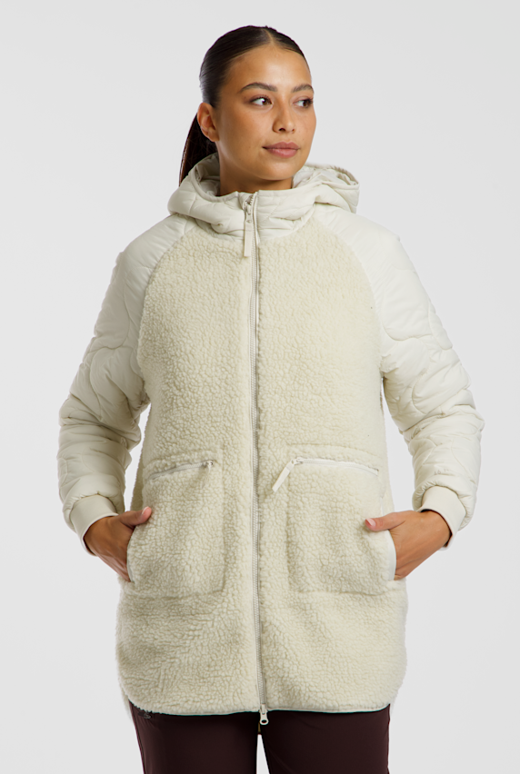 46 NORD Damen Mantel Offwhite 52923 1