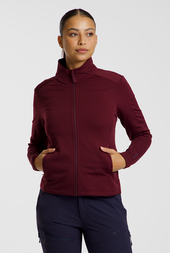 46 NORD Damen Midlayer Bordeaux 52624 1