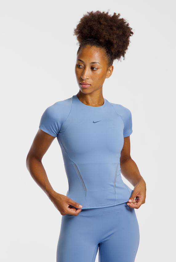 Nike Universa Dri-FIT Damen T-Shirt Blau 52705 1