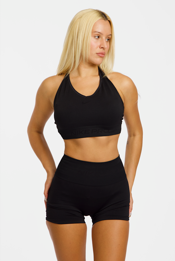 Nike Pro Seamless Dri-FIT cropped top femmes Noir 53116 1