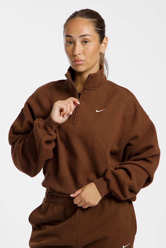 Nike Studio Fleece Crop Damen Pullover Braun 52909 1