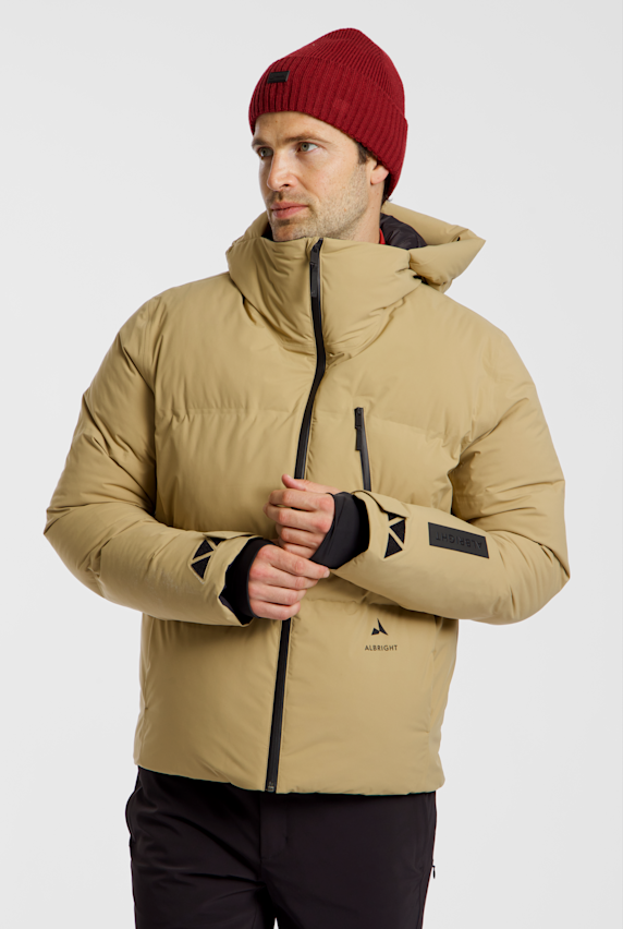 ALBRIGHT Montana Herren Skijacke Beige 64893 1