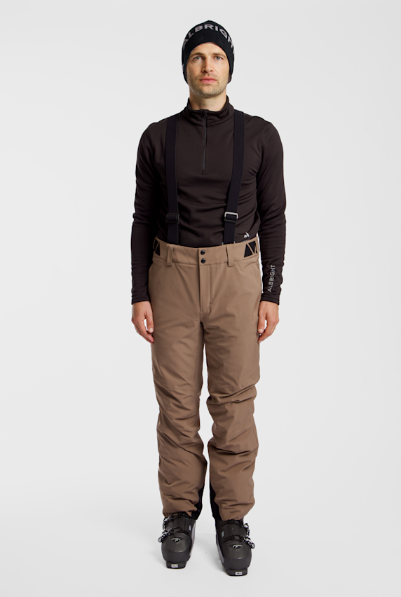 ALBRIGHT Adelboden pantaloni da sci uomo Marrone 64917 1