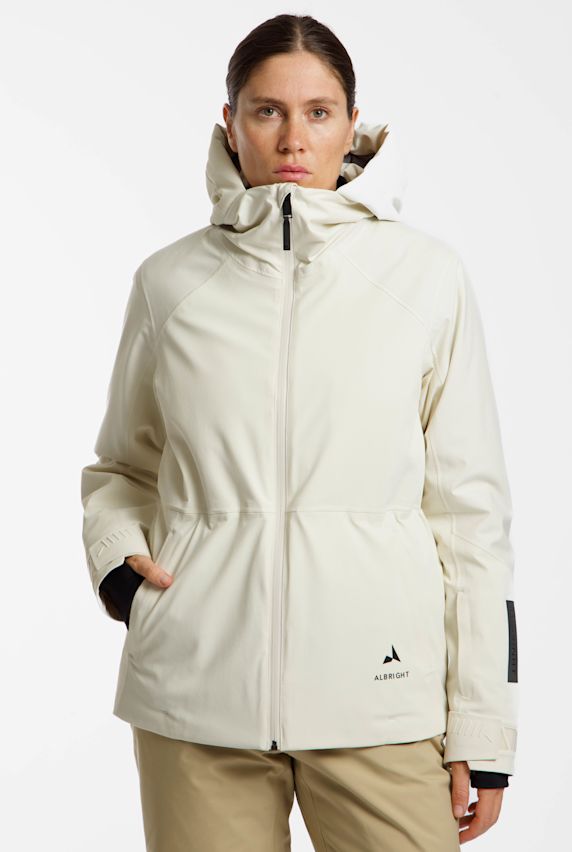 ALBRIGHT Verbier veste de ski femmes Blanc Cassé 64955 1