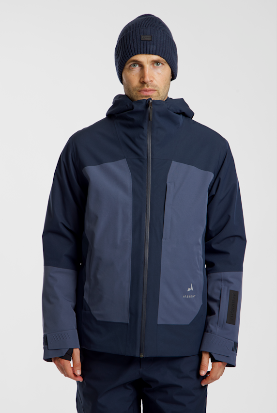 ALBRIGHT Nendaz Colorblock veste de ski hommes Bleu 64894 1