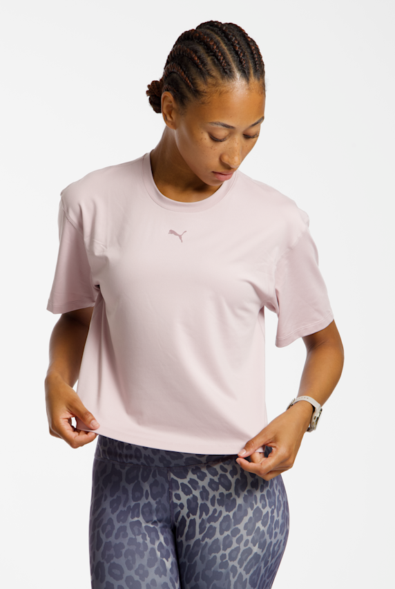 PUMA CLOUDSPUN Relaxed t-shirt donna Pink 53394 1