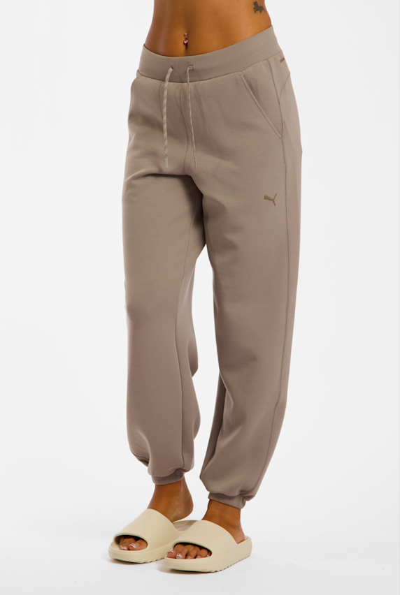 PUMA Cloudspun Damen Trainerhose Grau 53413 1