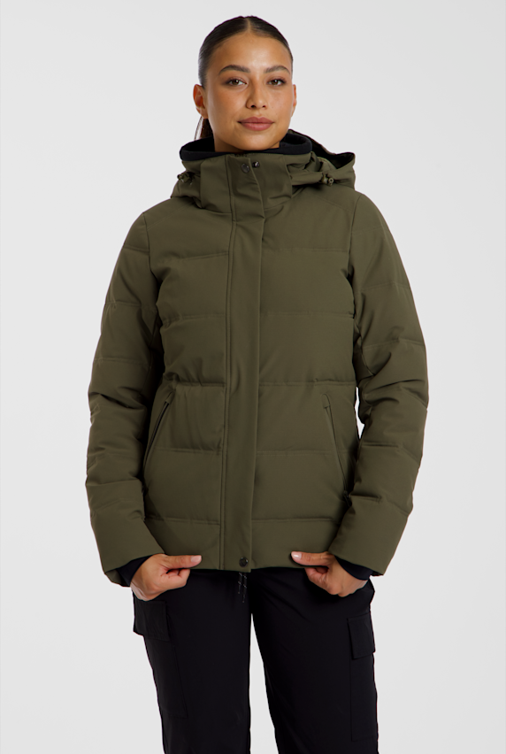 46 NORD Damen Winterjacke Olive 53782 1