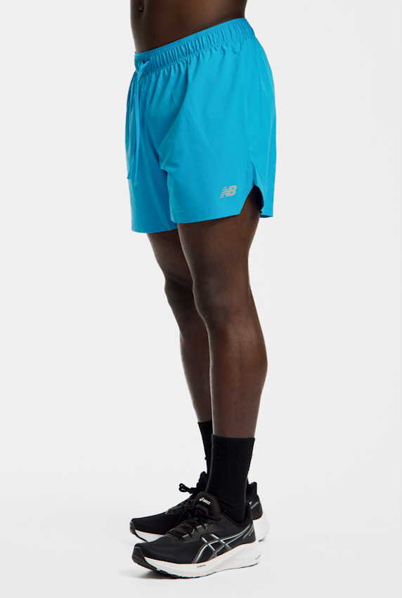 New Balance RC Seamless 5" Herren Short Türkis 53504 1