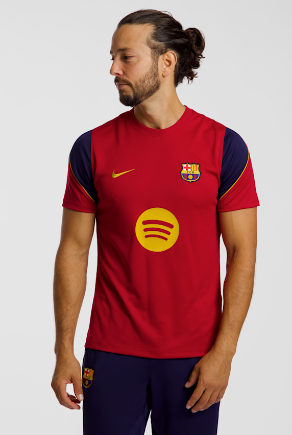 Nike FC Barcelona Dri-FIT Strike t-shirt uomo Rosso 53874 1