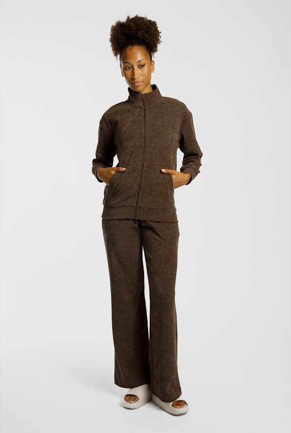 POWERZONE Damen Trainingsanzug Braun 53933 1