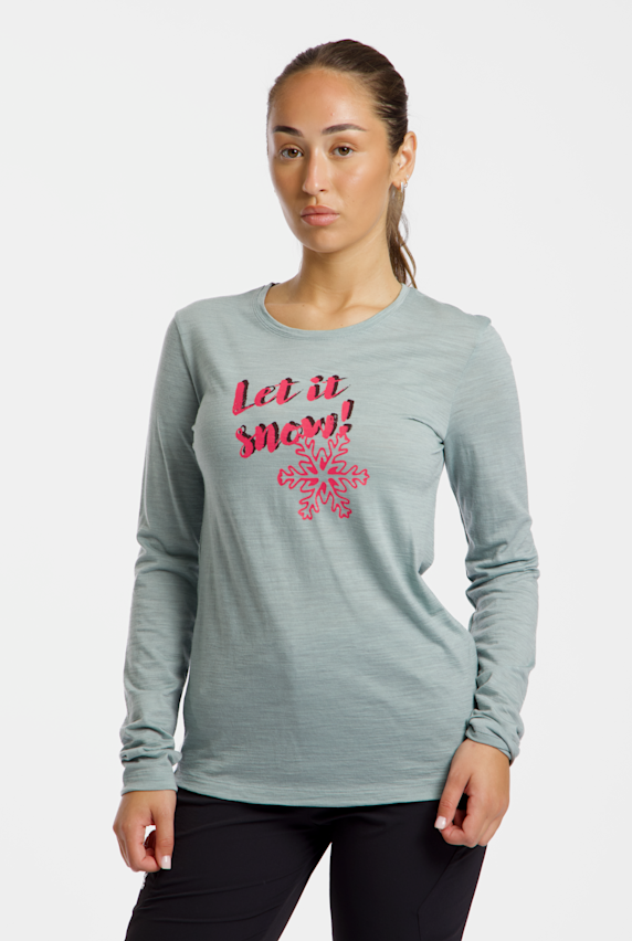 46 NORD Merino-Mix longsleeve donna Verde 68391 1