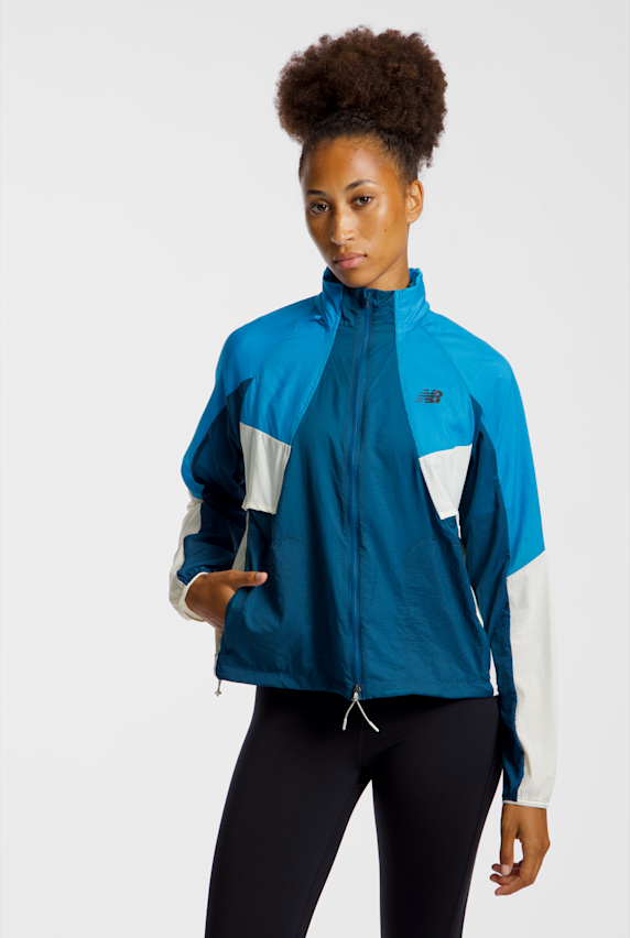 New Balance RC Damen Laufjacke Türkis 54077 1