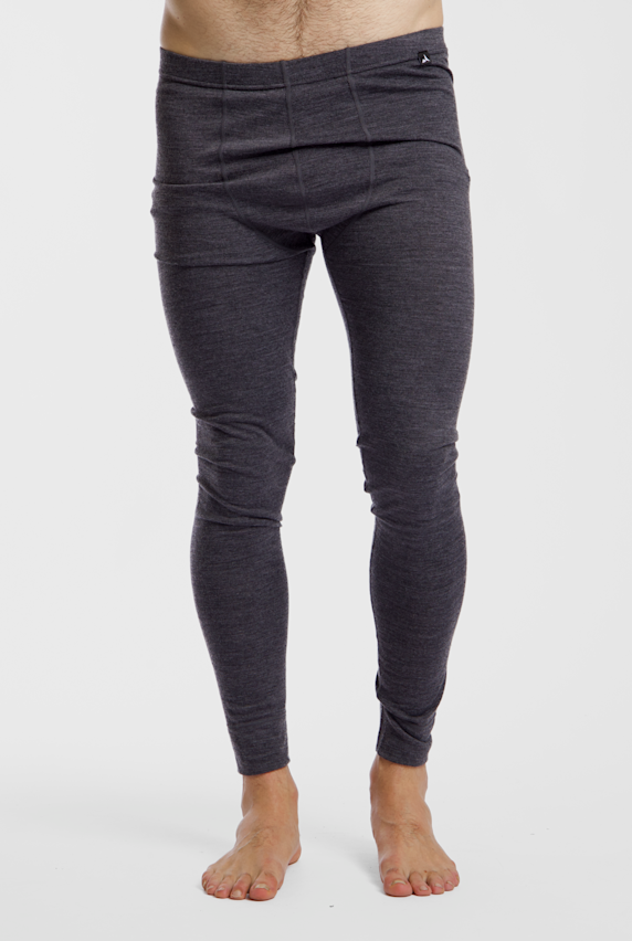 ALBRIGHT Merino leggings termici uomo Grigio 68461 1