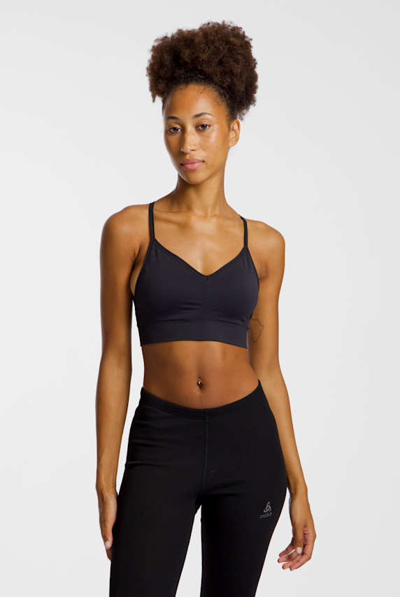 Odlo Seamless Low Padded soutien-gorge de sport femmes Noir 54234 1