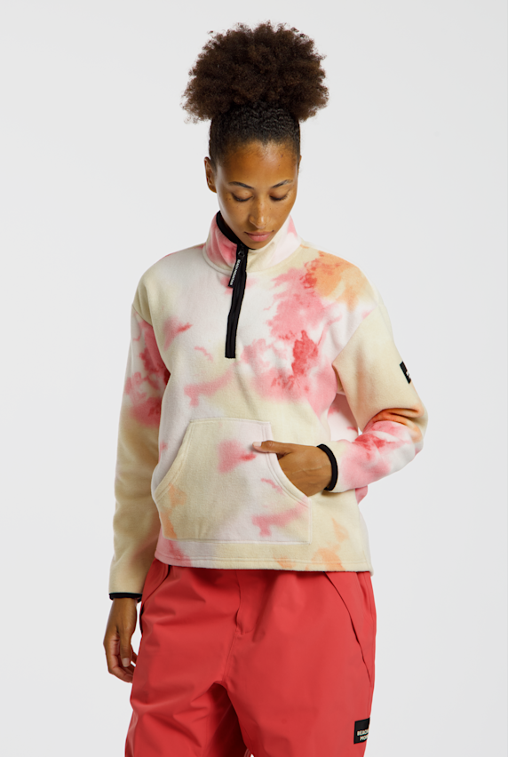 BEACH MOUNTAIN Outeniqua Half-Zip Damen Midlayer Offwhite 64995 1
