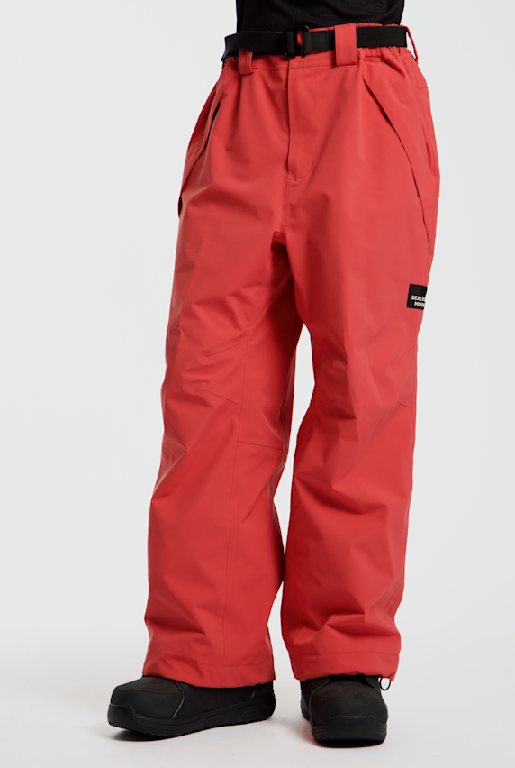 BEACH MOUNTAIN Baggy pantaloni da snowboard UNISEX Pink 64987 1