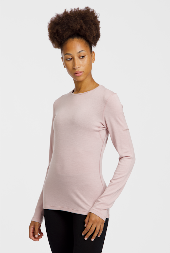 icebreaker Merino 260 Tech maniche lunghe termica donna Rosa 55464 1