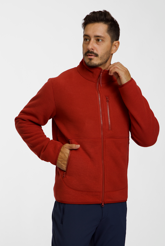 Jack Wolfskin Lake Ridge Herren Midlayer Bordeaux 54408 1