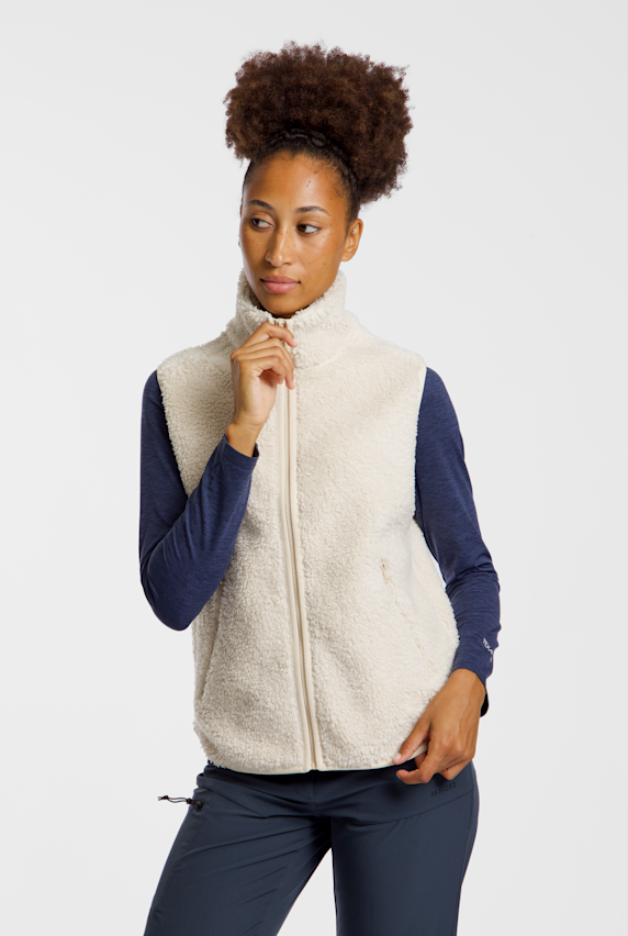 Jack Wolfskin High Curl gilet femmes Beige 54416 1