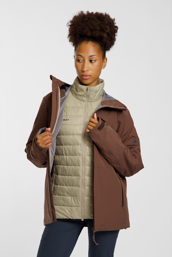 MAMMUT Linard Guide Hooded 3in1 giacca outdoor uomo Marrone 66822 1