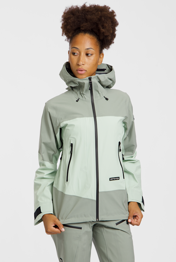 Ortovox Ortler 3L Gore-Tex® giacca da freeride donna Verde 68407 1
