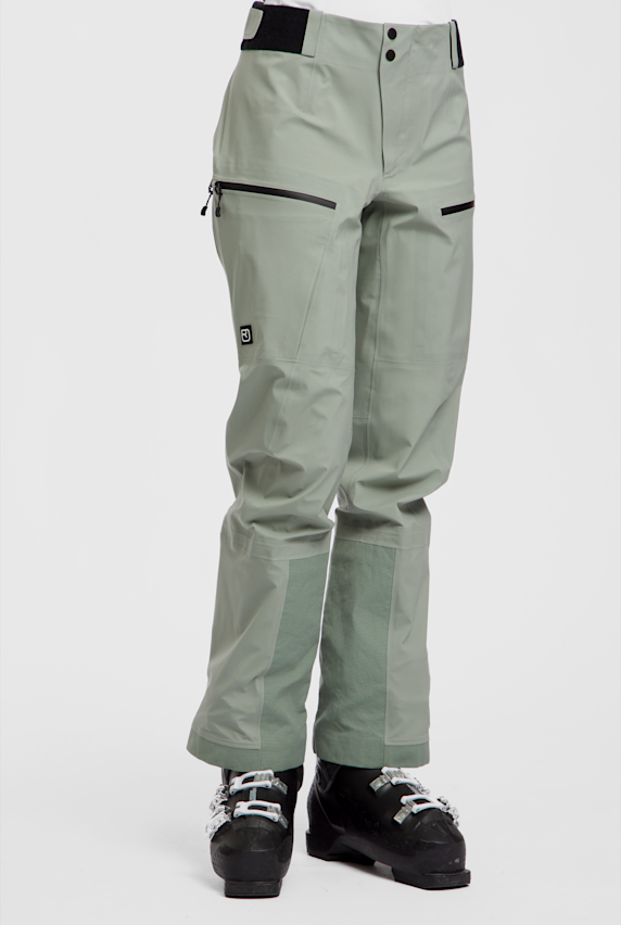 Ortovox Ortler 3L Gore-Tex® pantaloni per sci alpinismo donna Verde 68418 1