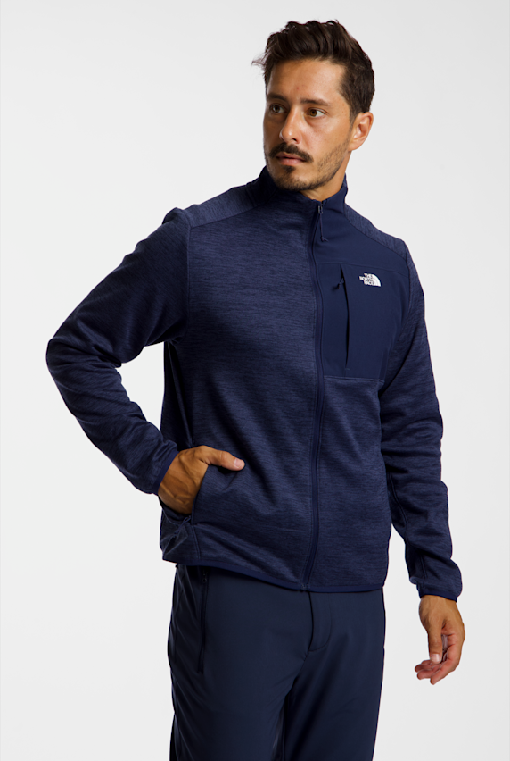 The North Face TNF Performance Fleece Full-Zip midlayer uomo Blu Scuro 66851 1