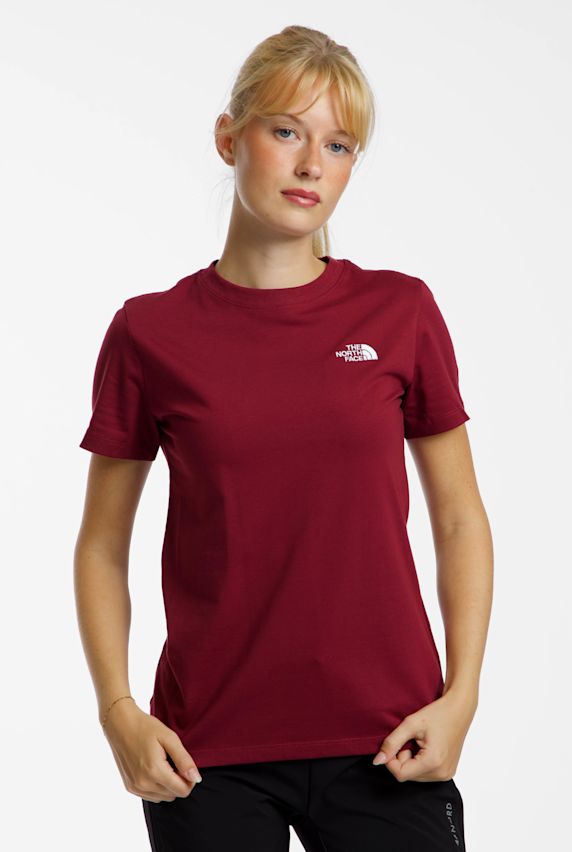 The North Face Evolution Simple Dome Slim t-shirt femmes Bordeaux 66884 1