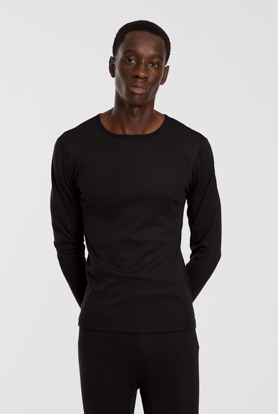 46 NORD Core Warm maniche lunghe termica uomo Nero 68426 1