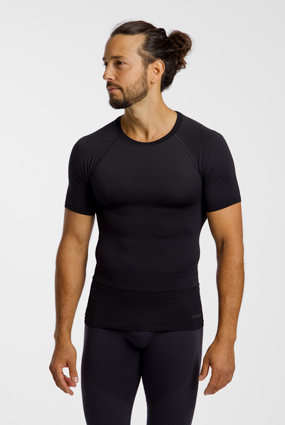 Odlo Performance Light Herren Thermoshirt Schwarz 68420 1