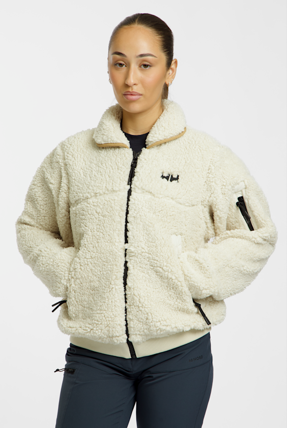 Helly Hansen Moonlit Pile Damen Midlayer Offwhite 66899 1