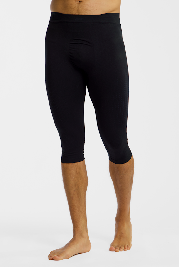 Odlo Performance Warm leggings termici 3/4 uomo Nero 68468 1