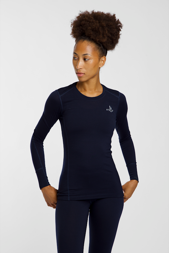 Odlo Merino 200 Damen Thermo Longsleeve Blau 68440 1