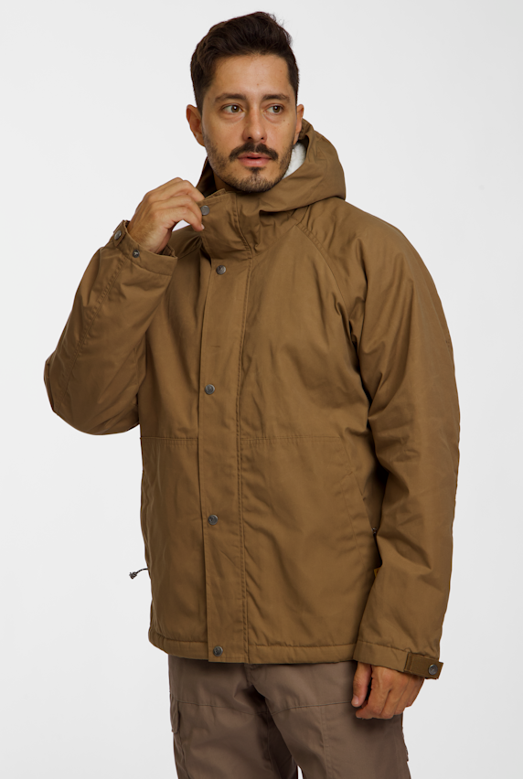 Fjällräven Vardag Pile giacca outdoor uomo Marrone 54526 1