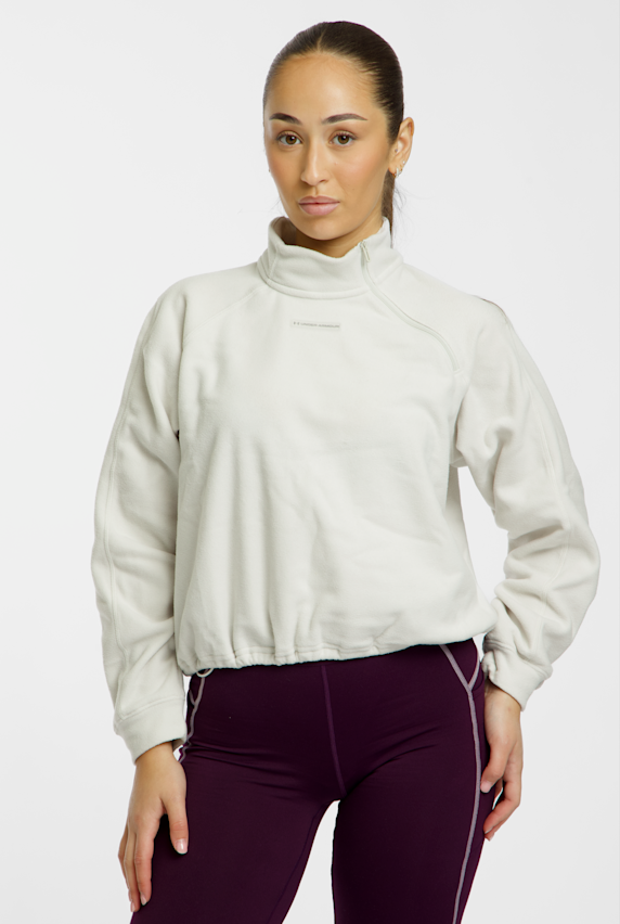 Under Armour UA Performance Fleece maglioni donna Bianco Panna 54541 1