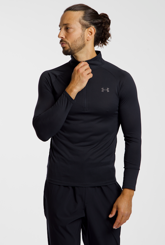 Under Armour UA Tech™ 1/2 Zip longsleeve hommes Noir 54553 1