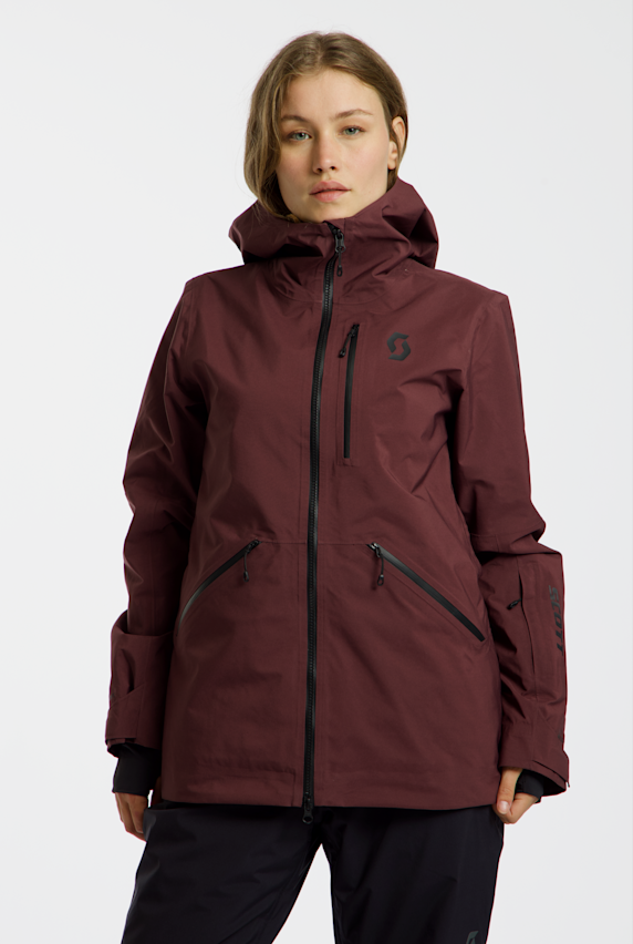 SCOTT Vertic 2L Gore-Tex® giacca da freeride donna Bordeaux 55743 1